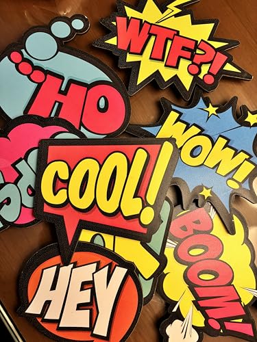 Bumbleberry Vibrant Printed MDF Wooden Funny Fridge Magnets | Set of 8 | Kitchen Decor | Handmade in India | Digital Print | MDF Wooden Magnets | Best for Gifting