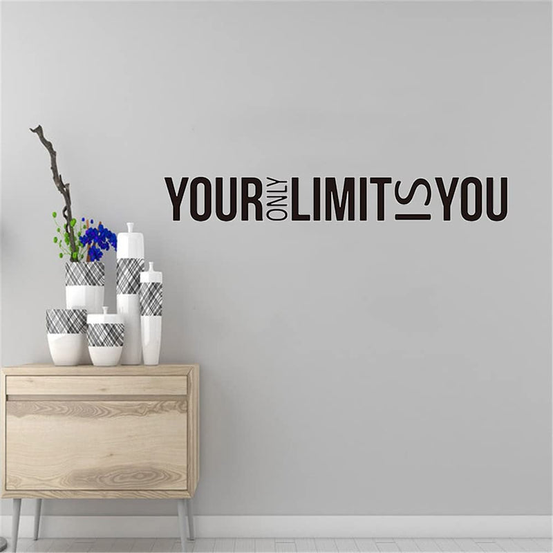 GADGETS WRAP Vinyl Decal Sticker Your Only Limit is You (Item Finish Size : 56cm x 8cm)