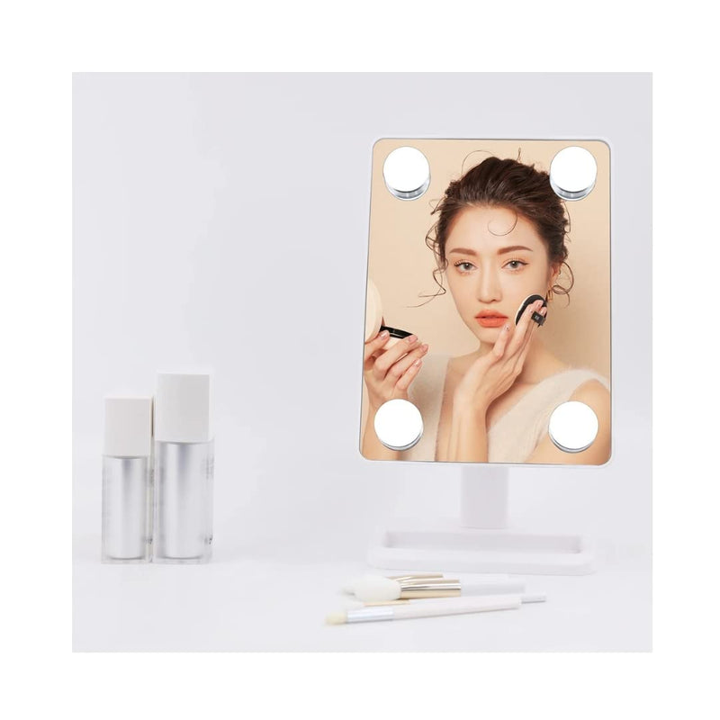 Coslifetore- Led mirror Portable- Colour changeable, dimmable mirror with 360 degree rotation.