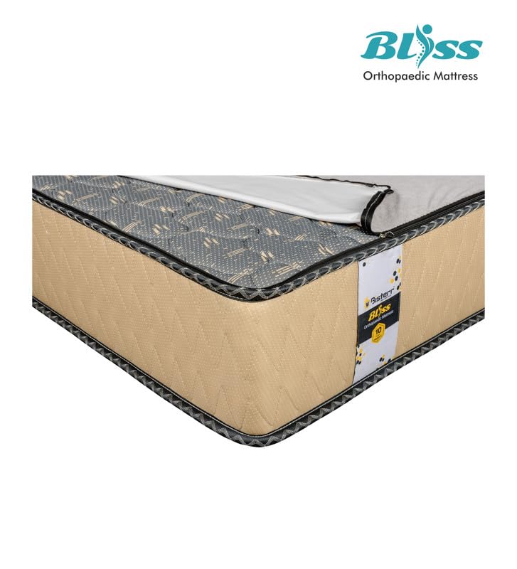 Bisterr Bliss Premium Orthopedic with Ergonomic Support Mattress (King)(72 * 71 * 6)