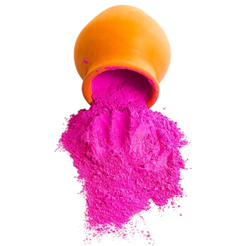 BRIGHT BLOOM Organic and Herbal Gulal Pink-Yellow 250gm Each Soft & Skin Friendly,100% Natural and Non-Toxic,Eco-Friendly,Abir Gulal Handmade Holi Gift Pack -for Family, Party