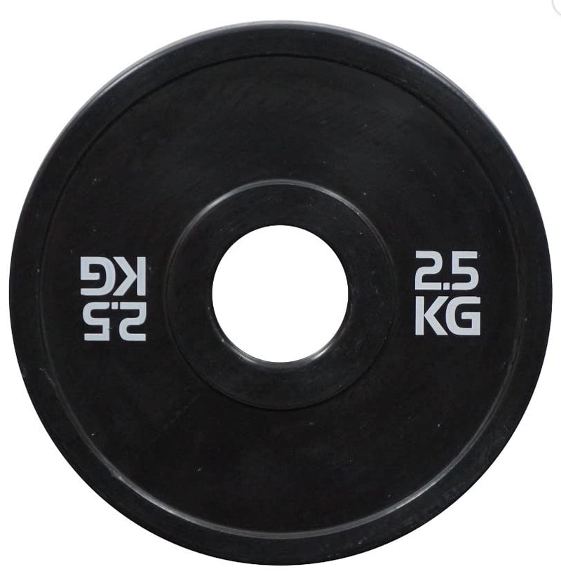 Ranac Olympic Weight Plates,Rubber Coated Bumper Plates,(51 MM Hole, 2.5Kg x 2 Pcs = Total Weight 5Kg)