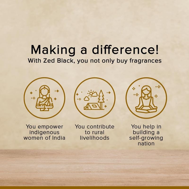 Zed Black 3 in 1 Monthly Pack Incense Sticks - Aroma Sticks (Pack of 3)