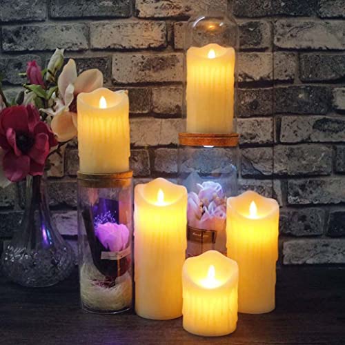 SAZ DEKOR Tea Light Flameless LED Candle Flickering Battery Christmas Wedding Home M