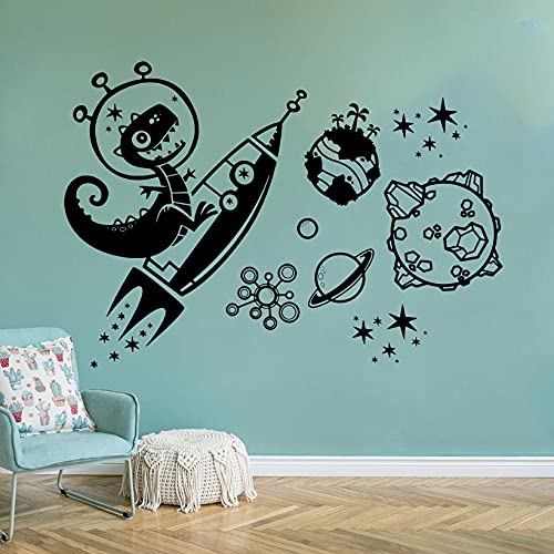 GADGETS WRAP Vinyl Decal Sticker Cartoon Dinosaur Planets World Space (Item Finish Size : 80cm x 56cm)