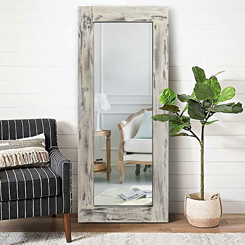 The Zara Enterprises Wooden Mirror Frame Colour Antique White White Size 24×58 only Frame Without Mirror Something is Different