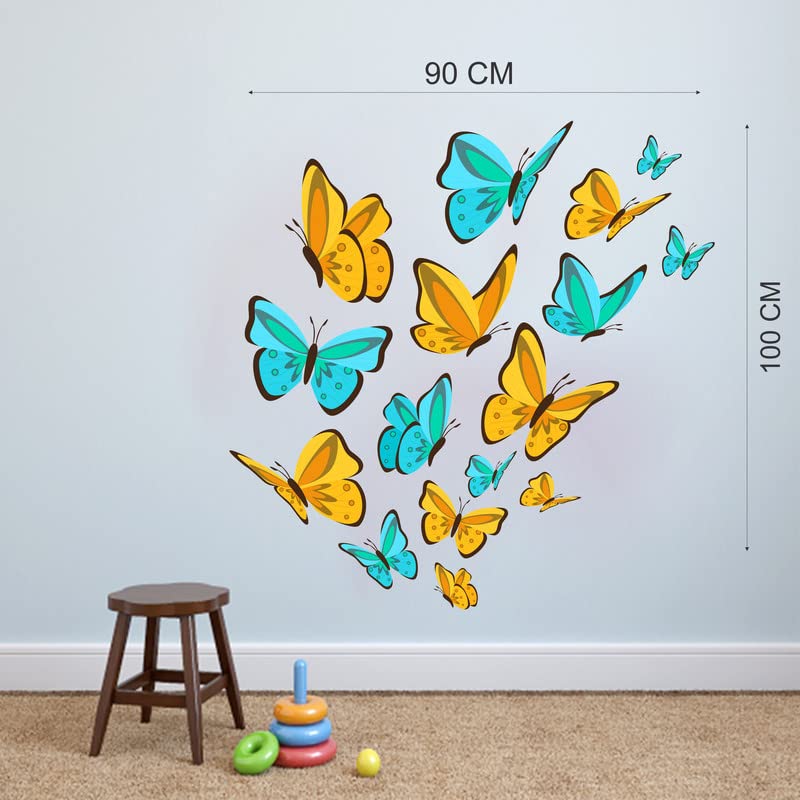 Butterfly Wall Sticker for Home Decor 100 CM X 90 CM