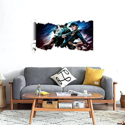 GADGETS WRAP Printed Wall Decal Sticker Scratched Paper Style Wall Decal (90cm x 50cm) - Resident Evil 5 Game Wide