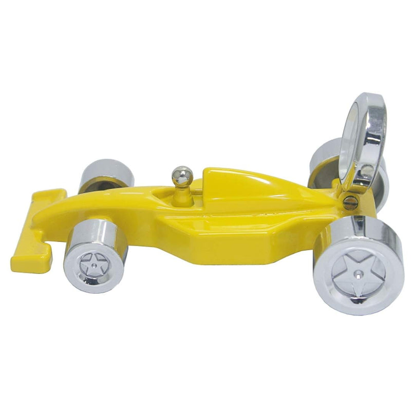 Aadya Crafts Table Top Ferrari car Watch Yellow