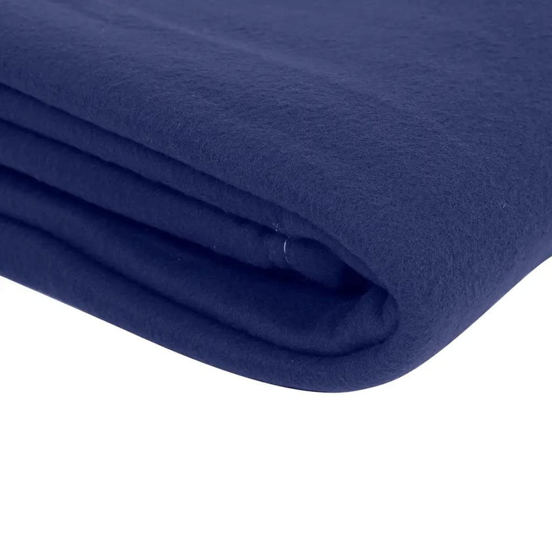 pepme Fleece Blanket Woolen, Single Bed, Solid Color, Blue, 55x90