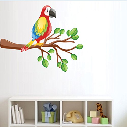 Different Kinds of Birds Self Adhesive VinylWaterproof Decorative Wall Stickers for Hall, Bedroom, Kitchen and Furniture