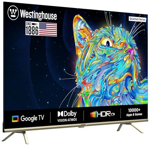 Westinghouse 126 cm (50 inches) Quantum Series 4K Ultra HD LED Google TV WH50GTX30 (Black)