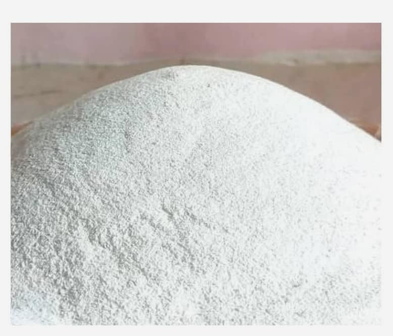 Marble White Rangoli Powder First Quality Muggu Pindi - 1 Kg