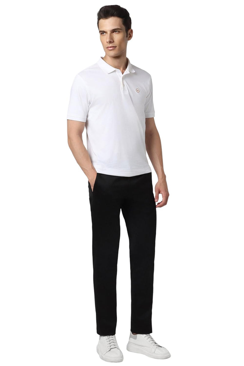 Van Heusen Men's Slim Pants (VHTFFSLB461857_Black