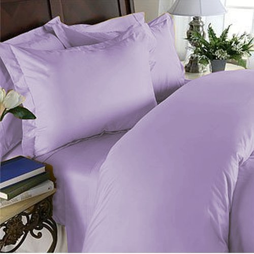 Elegant Comfort 1500 Premier Wrinkle & Fade Resistant Hotel Quality Ultra Soft Luxurious 4-Piece Bed Sheet Set with Deep Pockets, California King Lilac