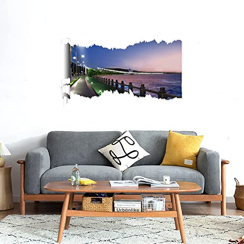 GADGETS WRAP Printed Wall Decal Sticker Scratched Paper Style Wall Decal (90cm x 50cm) - Walkway