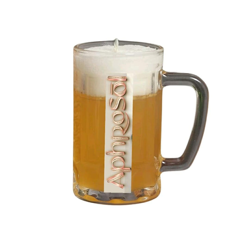 AphroSol Luxury Home Fragrances Beer Mug Gel Candle Luxury Gifts for Colleagues, Coworkers, Friends, Loved Ones