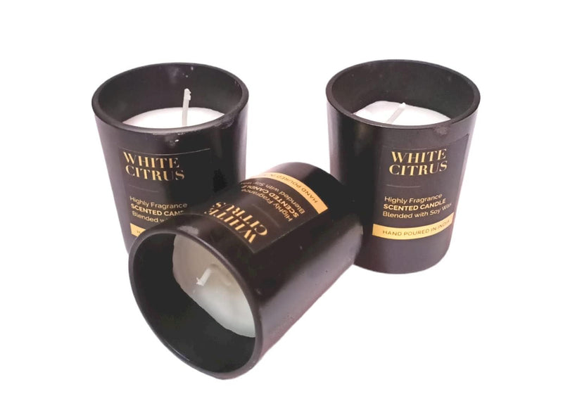 The Decor Affair Embrace The Art of Relaxation with This Set of 3 Premium Votive Candles, Providing Extended Burning Hours and Everlasting Illumination.