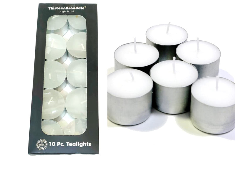 Thirteenkcanddle Assured Long Burning Tealight Candle Tea Light Candles For Home Decor Festivals Church Celebrations White Unscented (40)