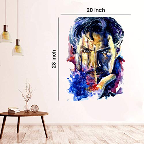 DivineDesigns™ Dr. Strange Sticker (Size :- 20 X 28 inch) | Wall Sticker for Living Room/Bedroom/Office and All Decorative Stickers