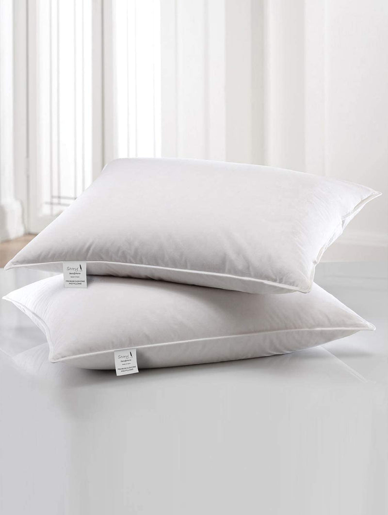 Story@Home Luxurious Premium Microfibre Pillow - 16"x24", White