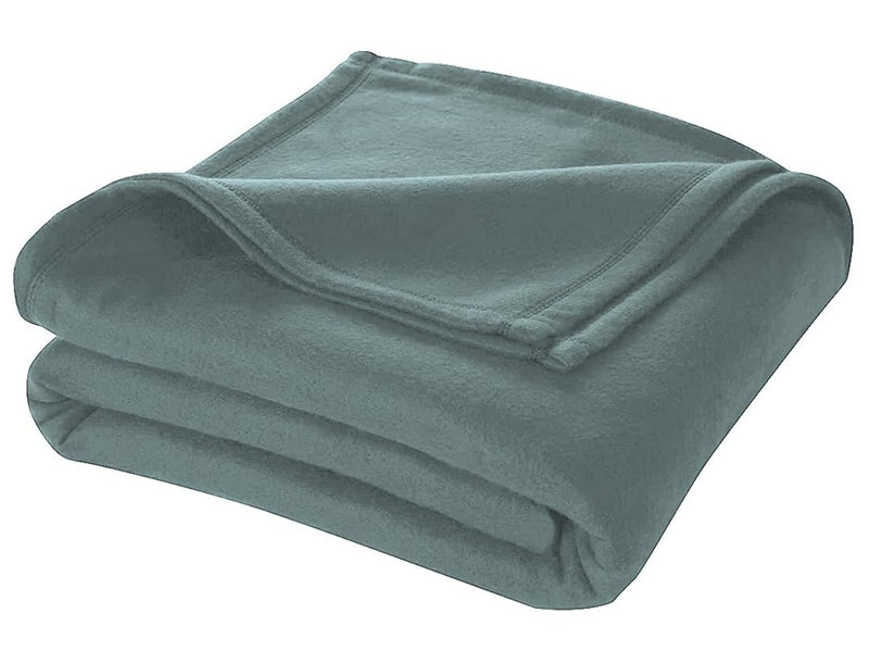 Cloth Fusion Polar Fleece Blanket Single Bed for Winter (60x90 Inches, Charcoal Grey)