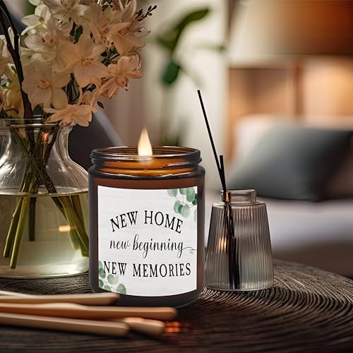 XUISWELL New Home Candle, Housewarming Gifts New Home, Housewarming Gifts Ideas, New Home Gifts, New Homeowner Gifts, New Home New Beginnings New Memories Candle