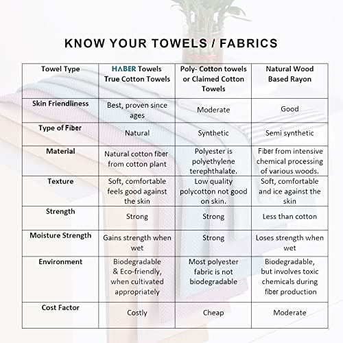 HABER Premium Light Weight 100% Cotton Bath Towel with Unique Micro Waffle Texture for Active Feel, Quick Absorption and Faster Drying Towel (Pack of 1, Slate)