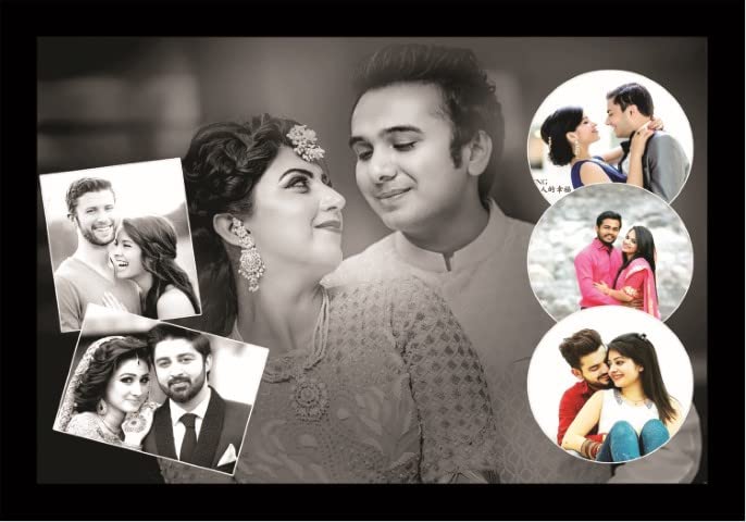 Personalized Photo Frames for Home Decor (Size 12X18 Inch, 6 Photo Collage Frames)