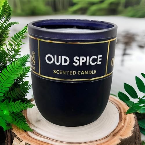 The Decor Affair 1 Pcs Oud Spice Fragrance-Infused Scented Tea Light Candle for Aromatherapy, Relaxation, and Home Ambiance.