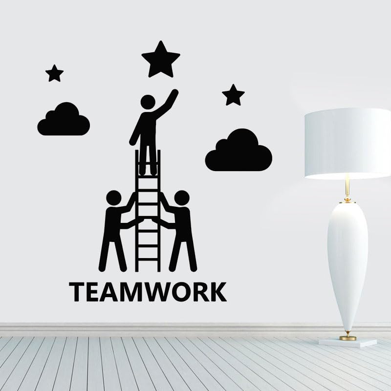 GADGETS WRAP Wall Decal Vinyl Sticker Teamwork Office for Office Home Wall Decoration