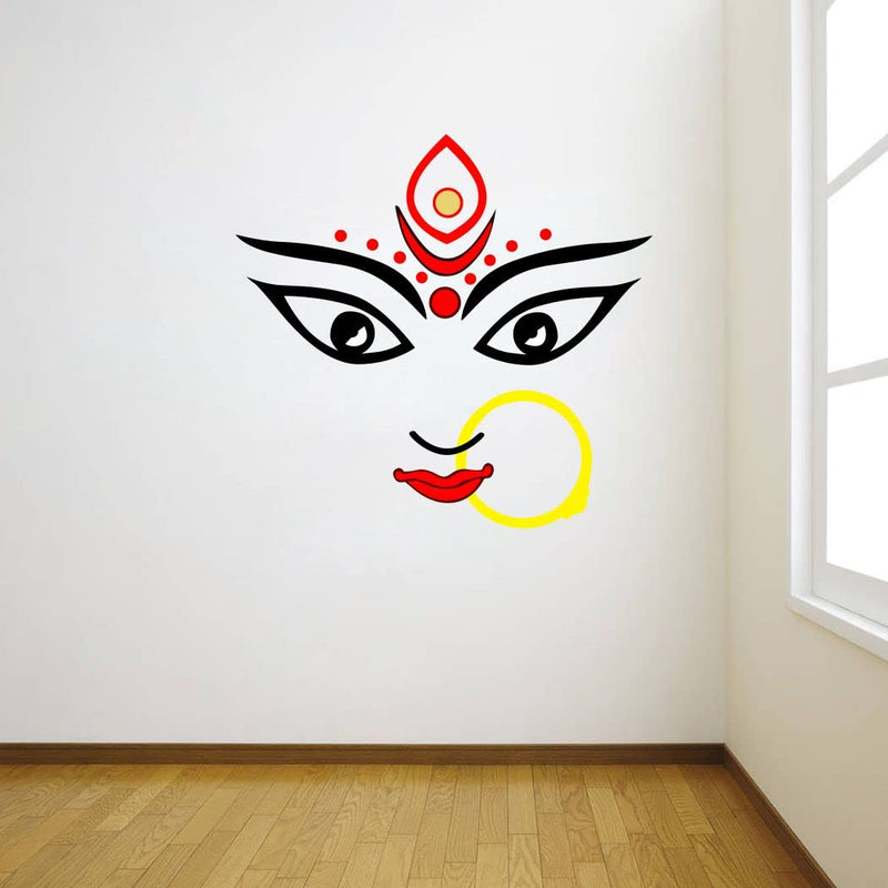 Art's Cafe Durga Maa Wall Sticker Size - (58 * 55) cm - (ACC0276L)