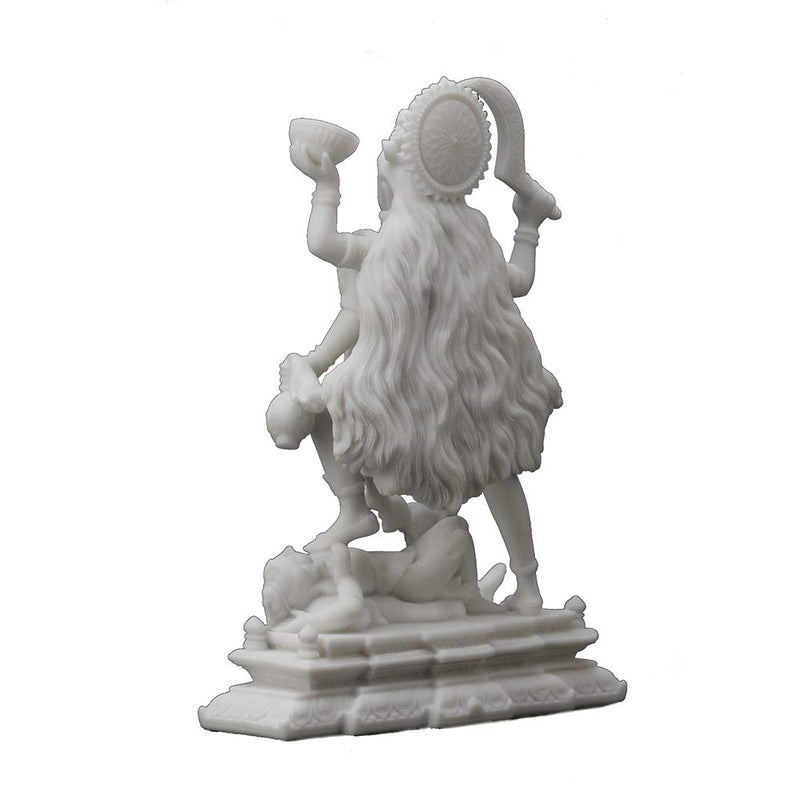 Veronese Design 7 3/4" Tall Resin Cast Marble Finish Kali Standing On Lord Shiva's Chest Hindu God Statue Indian Idol