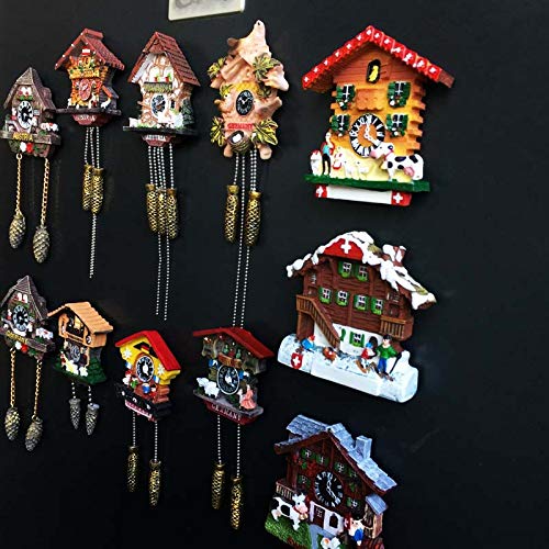 Ubersweet® Manufacturers Germany Austria Switzerland Travel so enir Gift cu oo clo Handmade Painted Refrigerator Magnet Swiss Snow Houses