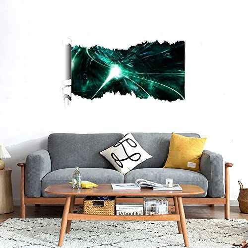 GADGETS WRAP Printed Wall Decal Sticker Scratched Paper Style Wall Decal (90cm x 50cm) - The Power of Lighting