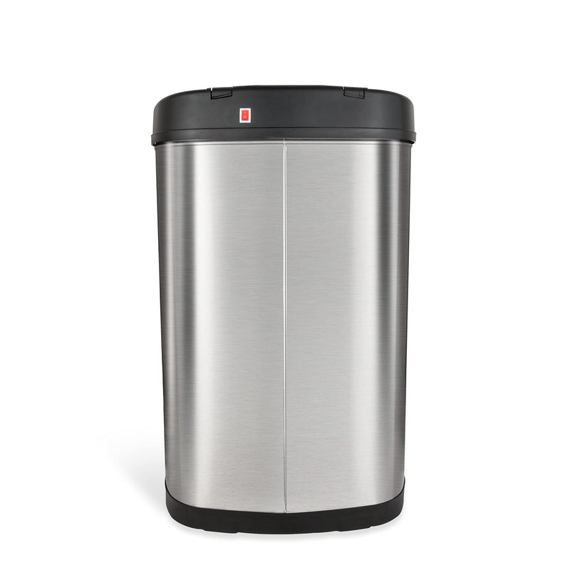 Nine Stars DZT-50-13 Infrared Touchless Stainless Steel Trash Can, 13.2-Gallon by Ninestars