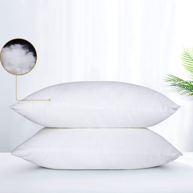 Cushio® White Fibre Pillow - 27"x17" (Set of 5) - Enhance Your Sleep Quality Wake Up Refreshed