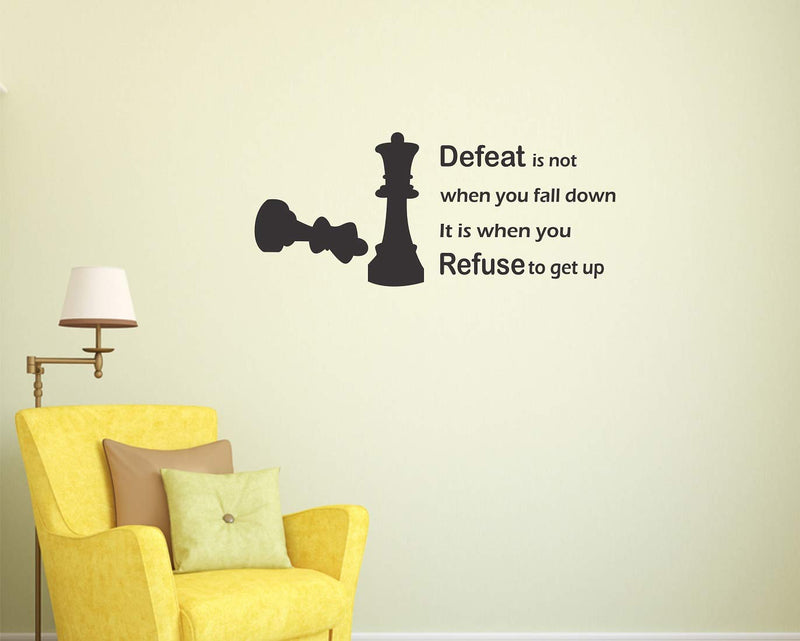 Tuffuk Motivational Quotes Large Vinyl Wallstickers for Home Decorations(80 cm x 35 cm)4TZ159