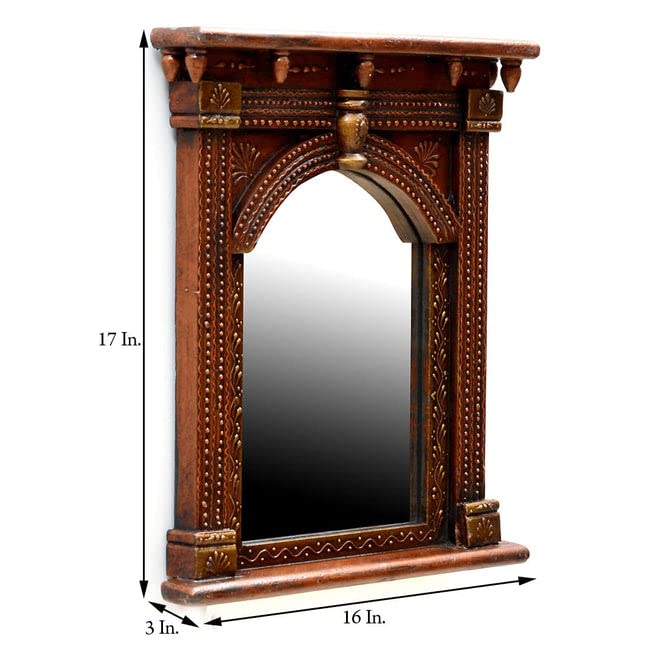 V HOME DECOR Antique Mirror 16 * 17 * 3