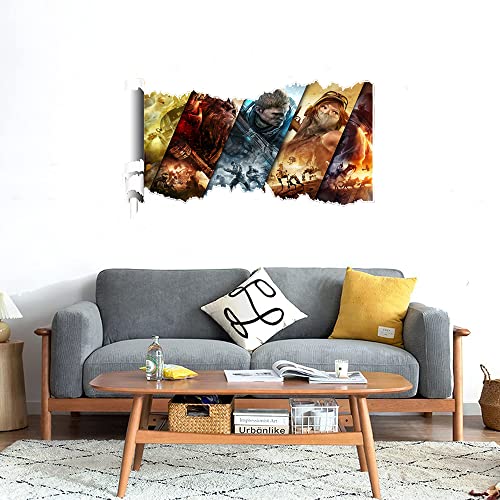 GADGETS WRAP Printed Wall Decal Sticker Scratched Paper Style Wall Decal (90cm x 50cm) - Halo Wars 2