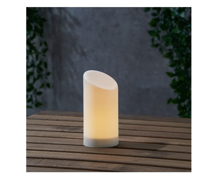 ÄDELLÖVSKOG LED Block Candle in/Out White , (Set of 3)