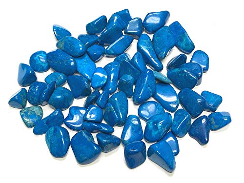 Zentron Crystal Collection: 1 Pound Tumbled Blue Howlite