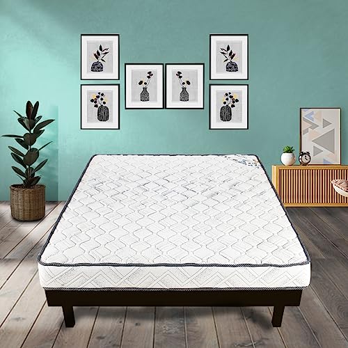 Novelty Mattress And Sofa_Vertex 5 inch Single Size Premium 50 Density High Resilience PU Foam Mattress (78x36x5, Single Bed, Soft Mattress)