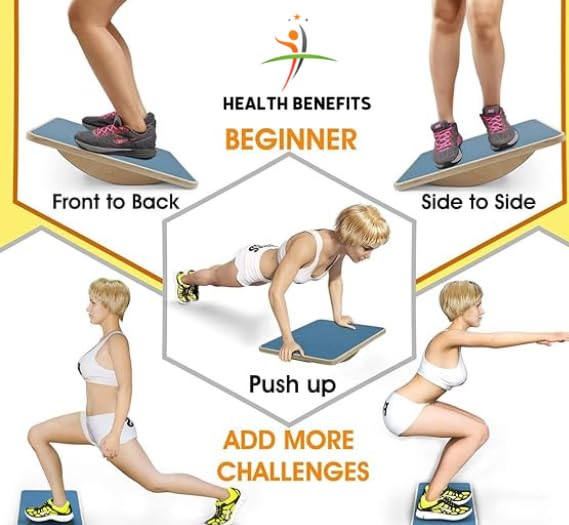 Health Benefits Balance Board Occupational Therapy For Balance Board Physiotherapy Equipments (Without Rollar)