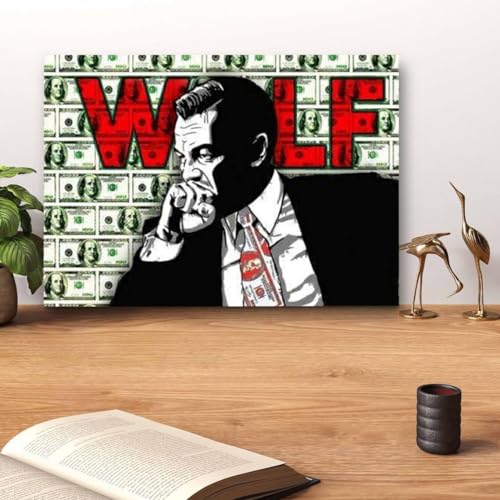 GADGETS WRAP Canvas Gallery Wrap Framed for Home Office Studio Living Room Decoration (14x11inch) - The Street Wolf