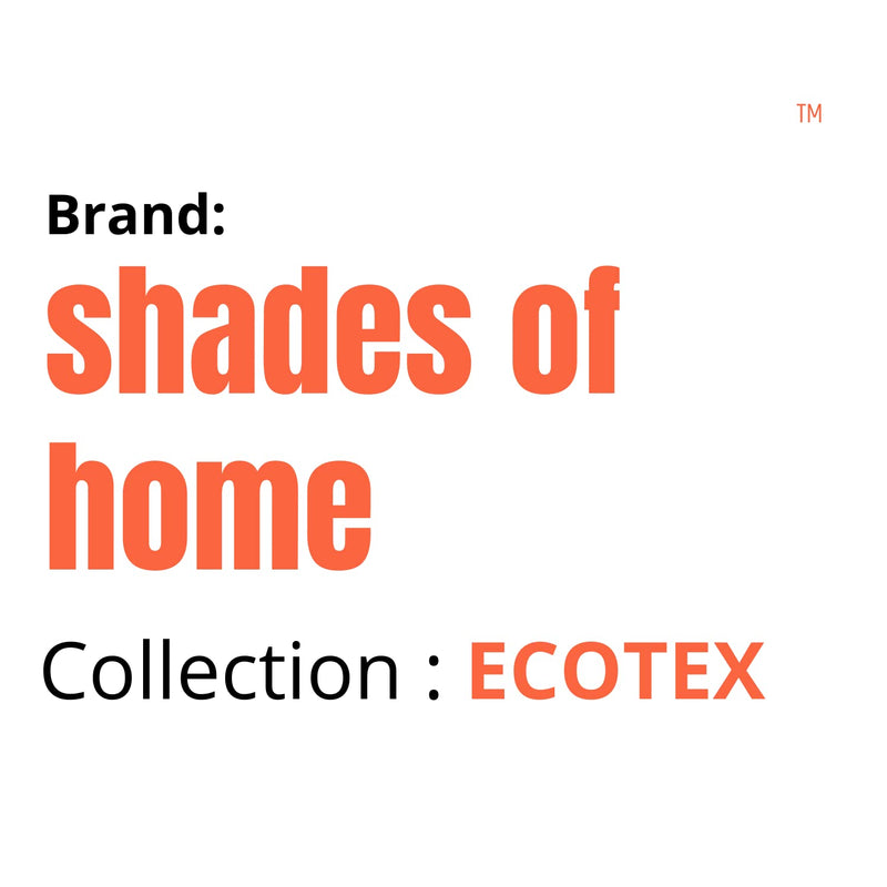 SHADES OF HOME - Ecotex Premium Cotton Solid Blackout Curtains 5 Feet Long For Windows, Set Of 2, Baige Color, Opaque