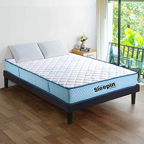 Sleepin-Impression-Medium Firm Normal-Top 5 Inch Orthopedic Bonnell Spring Mattress (75x66x5 Inch,Queen Size)