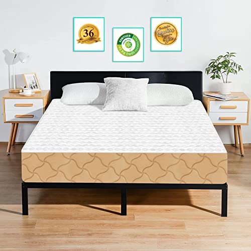 SLEEPSPA by COIRFIT Pure Sleep Premium Orthopedic with HerbFRESH��Technology 5' Inch Double Size Pocket Spring Mattress (72 x 48 x 5, Beige)