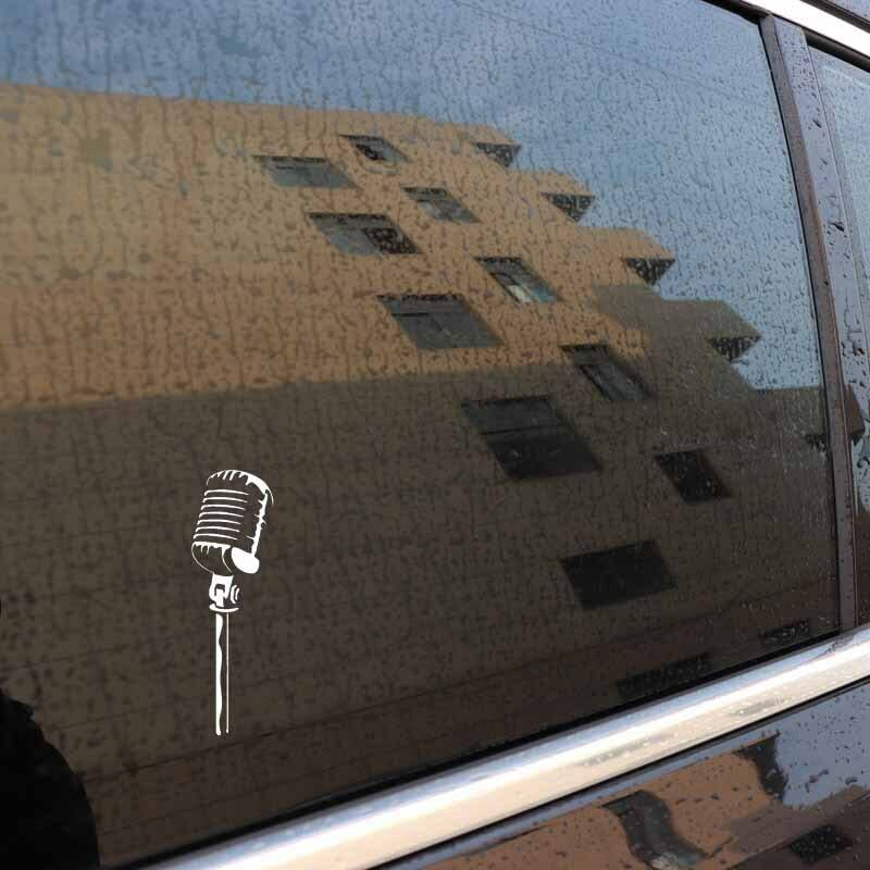 GADGETS WRAP Vinyl Wall Decal Sticker Rock Microphone Vinyl Interesting Car Sticker