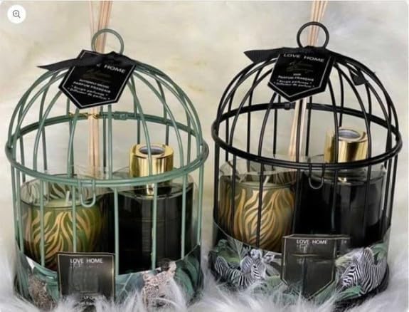 Shri Balaji Aroma Candle Diffusor Gift Black Set